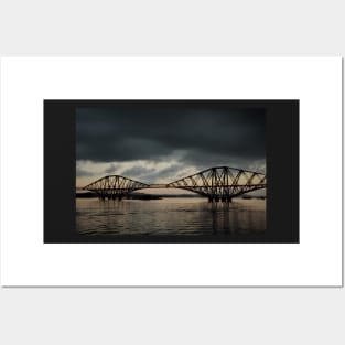 Forth Rail Bridge, Scotland Posters and Art